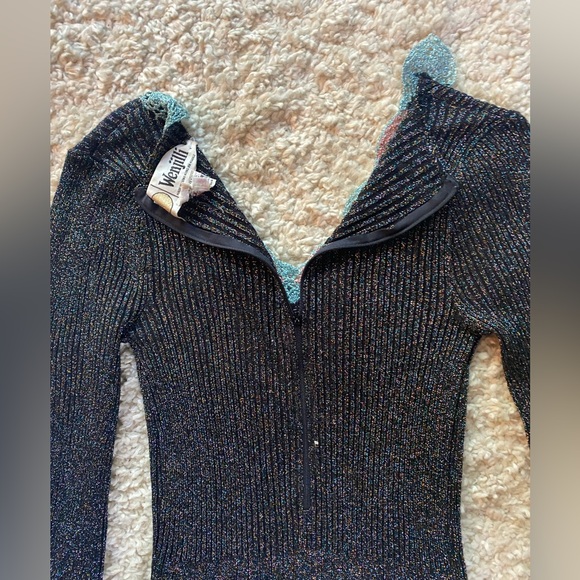 Vintage Sparkly Knit Long Dress - Picture 4 of 5